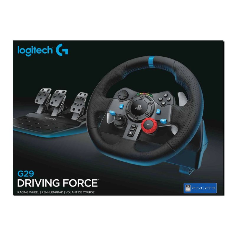 Logitech G29 Driving Force Rat og pedalsæt - og