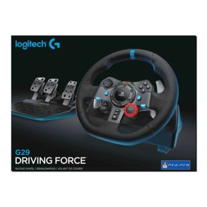 Logitech G29 Driving Force - Rat og pedalst - kabling - til Sony PS 3, PS 4 og PC