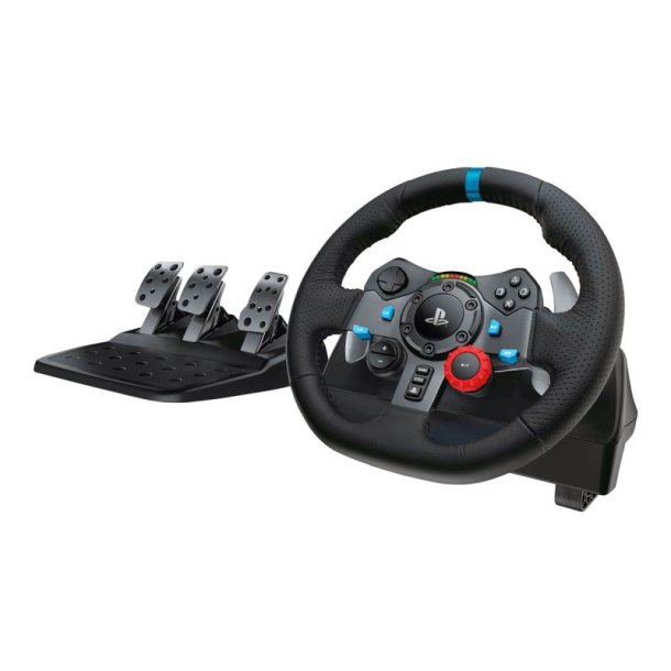 Logitech G29 Driving Force - Rat og pedalst - kabling - til Sony PS 3, PS 4 og PC
