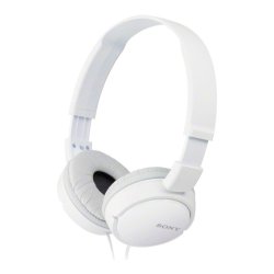 Sony MDR-ZX110 - Hovedtelefoner - fuld strrelse - kabling - 3,5 mm jackstik - hvid