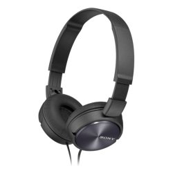 Sony MDR-ZX310 - Hovedtelefoner - fuld strrelse - kabling - 3,5 mm jackstik - sort