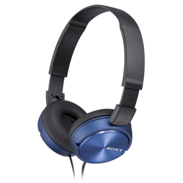 Sony MDR-ZX310 - Hovedtelefoner - fuld strrelse - kabling - 3,5 mm jackstik - bl