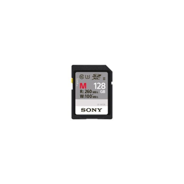 Sony SF-M Series SF-M128 - Flashhukommelseskort - 128GB/UHS Class 3 /Class10 - SDXC UHS-II