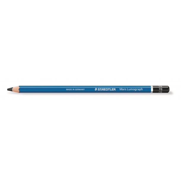 Staedtler Blyant - Mars - forstrket brudsikker mine - Cedertr - Lumograph - 7B