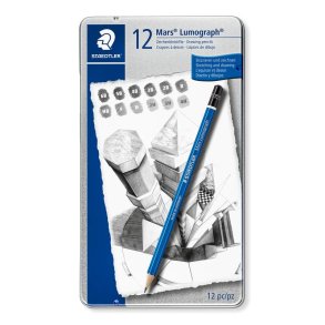 Staedtler Mars Lumograph Blyants�t 12 h�rdheder
