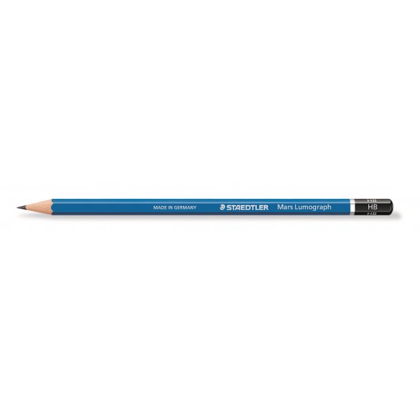 Staedtler Blyant - Mars - forstrket brudsikker mine - Cedertr - Lumograph - HB