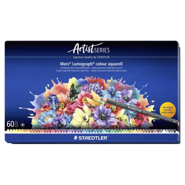 Staedtler Mars Lumograph Akvarelblyant - 60 farver