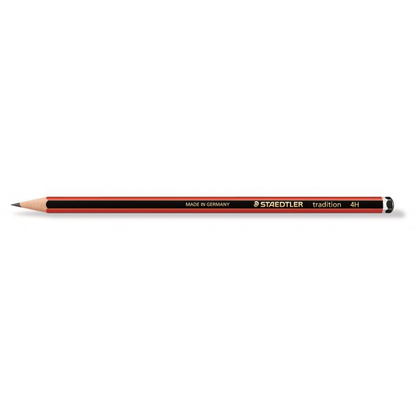 Staedtler Blyant - Tradition - forstrket brudsikker mine - PEFC-certificeret - 4H