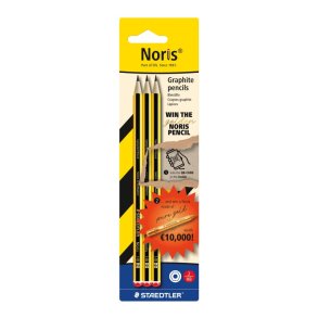 Staedtler Blyant Noris Golden Pencil HB 3 stk.