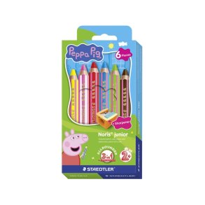 Staedtler Noris Junior Gurli Gris Farveblyant - 6 stk.