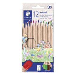Staedtler Noris Farveblyant Sekskant Natur - 12 stk.