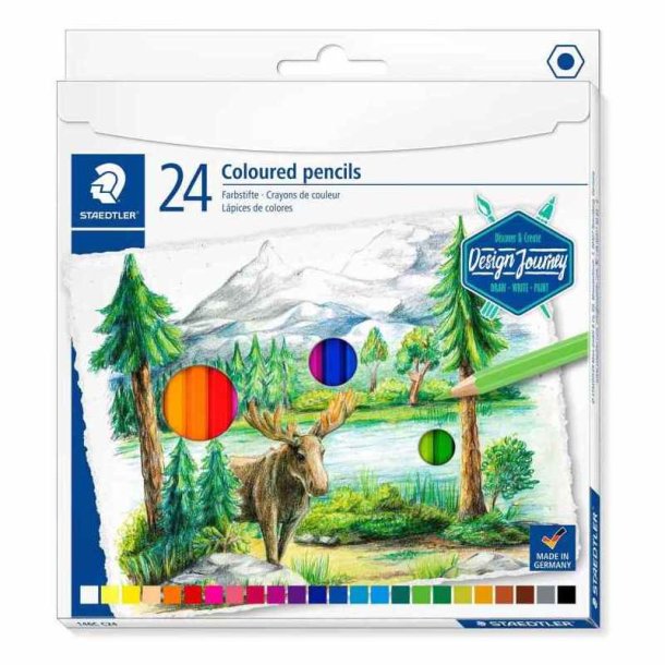 Staedtler Farveblyanter - Assorteret farver - 24 stk.