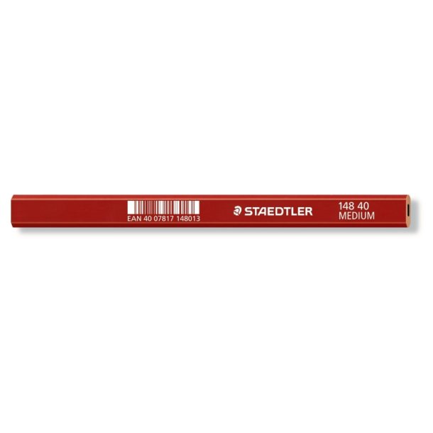 Staedtler Tmmerblyant - hexagonal - 17,5cm - Tr fra certificerede, bredygtigt forvaltede skove