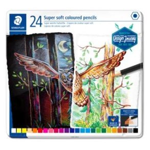 Staedtler Farveblyant - Super - soft - i - tin�ske - assorteret farver - 24 stk.