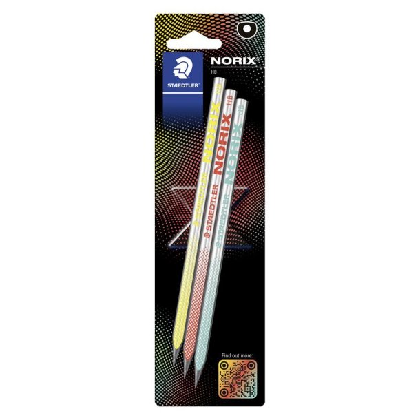 Staedtler Blyant Norix D-form HB 3 stk.