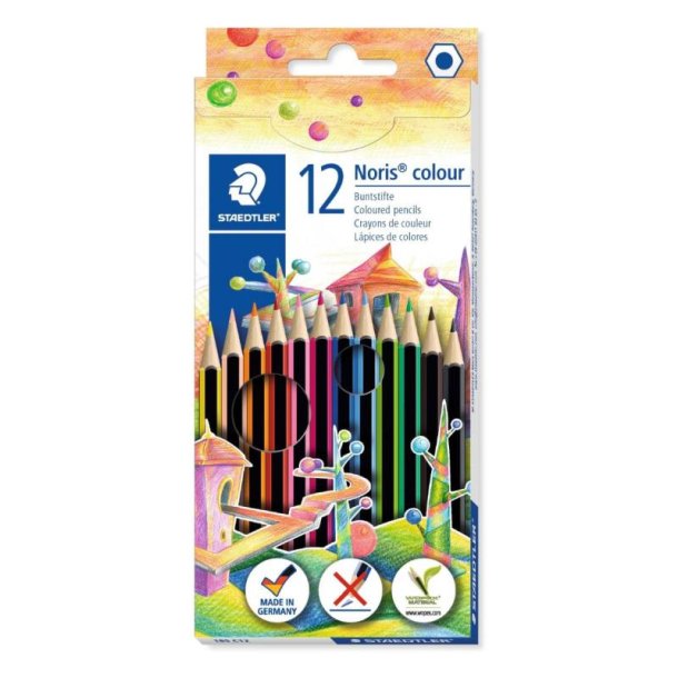 Staedtler Farveblyant - Noris - Colour - assorteret farver - 12 stk.