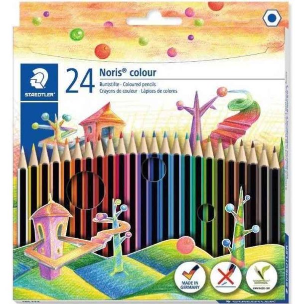 Staedtler Farveblyant - Noris - Colour - assorteret farver - 24 stk.