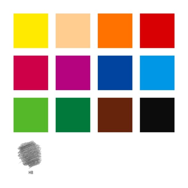 Staedtler Farveblyant - Noris - SET - Color - Assorteret farver - 12 stk.