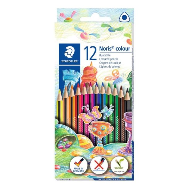 Staedtler Farveblyant - Noris - WOPEX - trekantet - 12 stk.