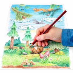 Staedtler Farveblyant - Noris - Upcycled wood - trekantet - 24 stk.