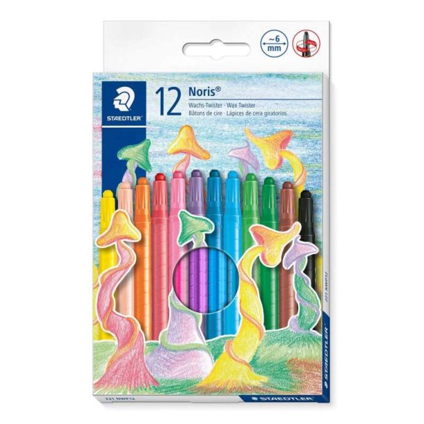 Staedtler Vokskridt - Noris - Twister - 12 stk.