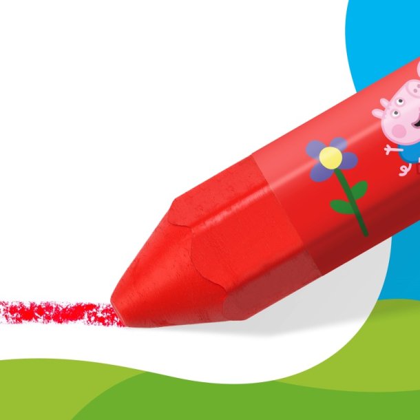 Staedtler Voksfarve Noris Junior Gurli Gris 6 stk.