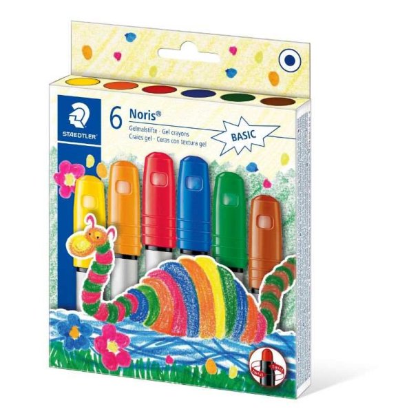 Staedtler Farveblyant - Gel Twisters - assorteret farver - 6 stk.