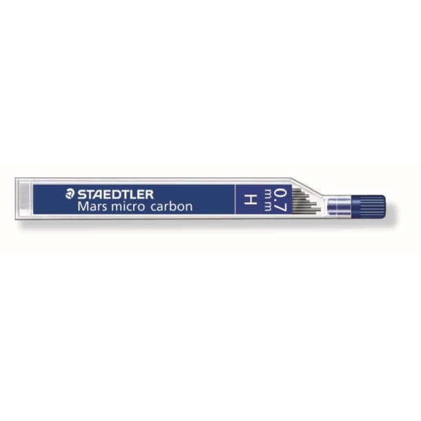 Staedtler Stifter - Mars - Micro - 0,7 mm - H - 12 stifter.