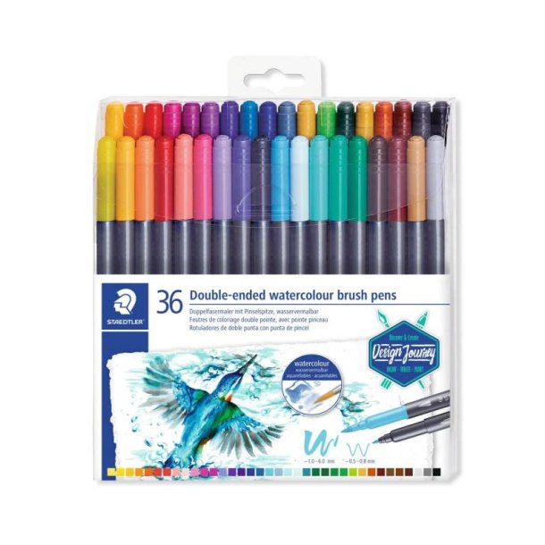 Staedtler Fiberpen - Marsgraphic - Duo - penseltusser - 36 stk.