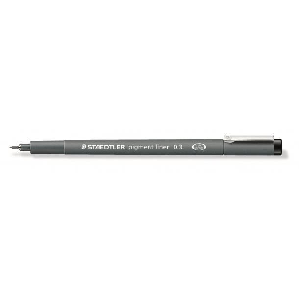 Staedtler Fineliner - pigment - liner - 0,3 mm - sort