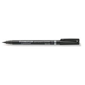 Staedtler Permanent marker - Lumocolor - CD/DVD - 0,4 mm - sort