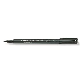 Staedtler Permanent marker - Lumocolor - 0,4mm - sort