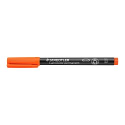 Staedtler Permanent marker - Lumocolor - skr spids - 1-2,5 mm - orange