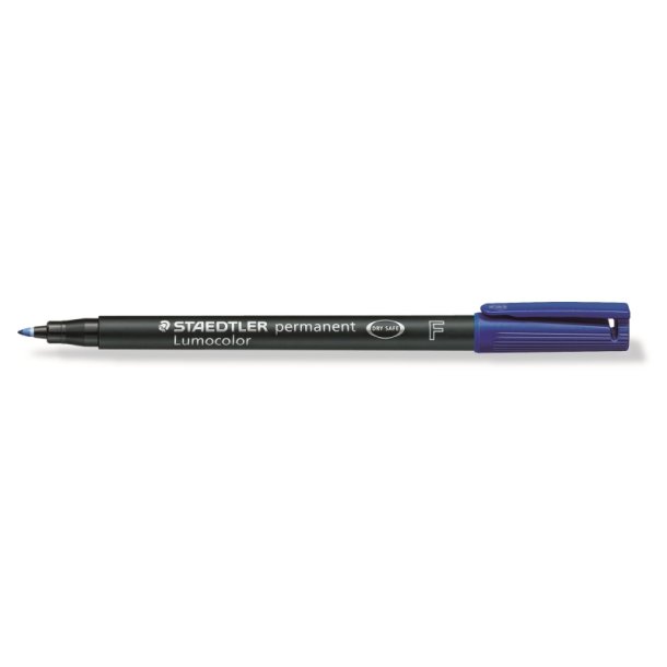 Staedtler Permanent marker - Lumocolor - 0,6 mm - bl