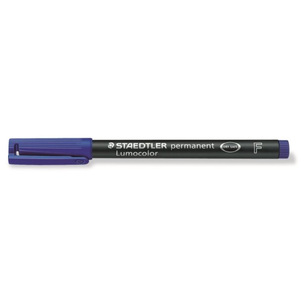 Staedtler Permanent marker - Lumocolor - 0,6 mm - bl