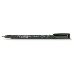 Staedtler Permanent marker - Lumocolor - 0,6 mm - sort