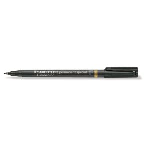 Staedtler Permanent marker - Lumocolor - Special - 0,6 mm - sort