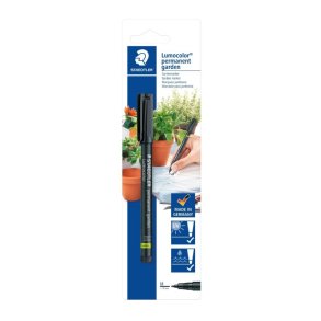Staedtler Permanent marker - Lumocolor - Garden - 1,0 mm - sort - blister