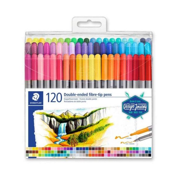 Staedtler Tusser - Duo - Assorteret farver - 120 stk.