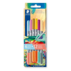 Staedtler Multiverse Duo Fiberpen - 6 stk. (E2-2)