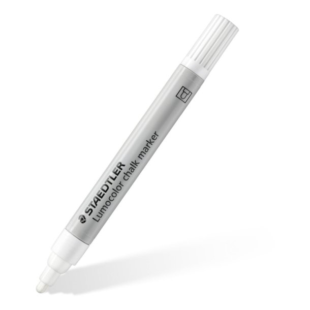 Staedtler Chalk marker Lumocolor - 2,4mm - hvid