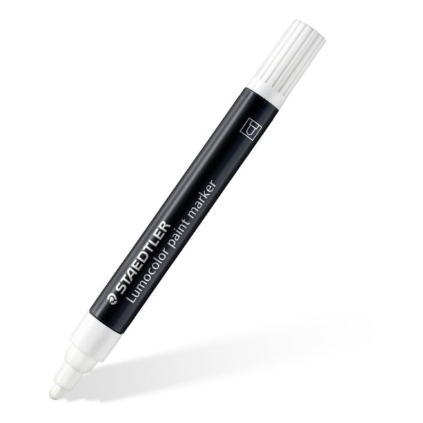 Staedtler Paint Marker - Lumocolor - rund spids - 2,4mm - hvid