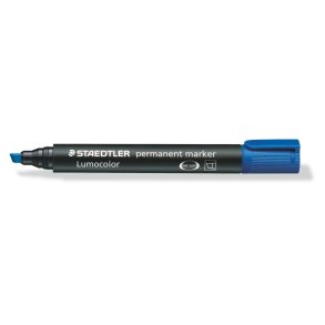 Staedtler Permanent marker - Lumocolor - skr� - 2-5mm - bl�