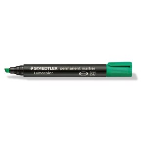 Staedtler Permanent marker - Lumocolor - skr� spids - 2-5mm - gr�n