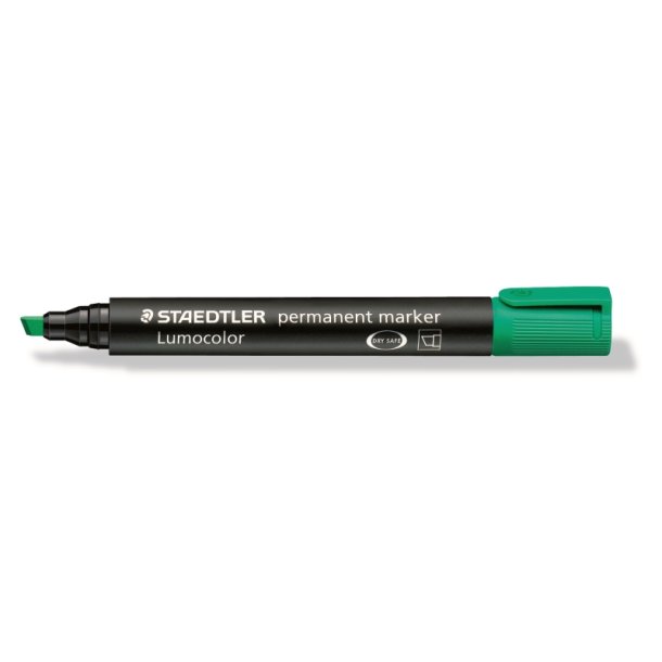 Staedtler Permanent marker - Lumocolor - skr spids - 2-5mm - grn