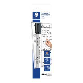 Staedtler whiteboard Marker - Lumocolor - rund - 2,0 mm - sort - blister
