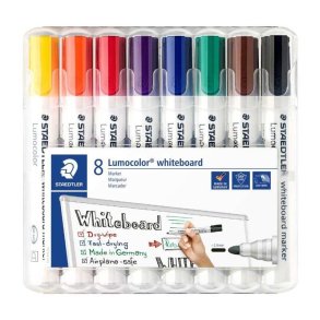 Staedtler whiteboard Marker - Lumocolor - rund - 2,0 mm - assorteret farver - 8 stk.