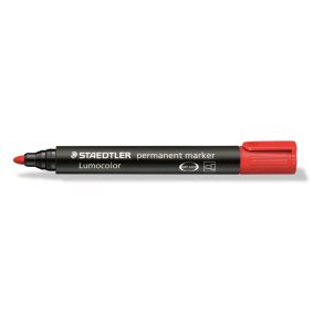 Staedtler Permanent marker - Lumocolor - rund - 2,0 mm - r�d