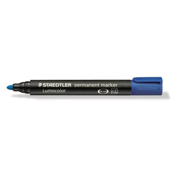 Staedtler Permanent marker - Lumocolor - rund - 2,0 mm - bl