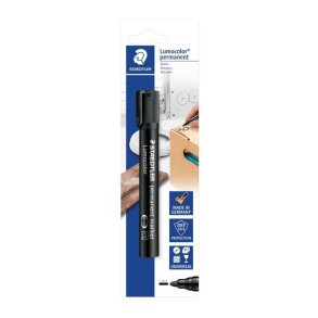Staedtler Permanent marker - Lumocolor - rund - 2,0 mm - sort - blister